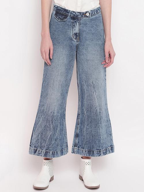 high rise bell bottom jeans - 17756060 - Very Small Image - 1