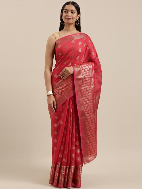 zari work woven saree - 17757078 - Very Small Image - 1