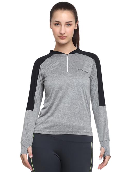 color block sports tee - 17757231 - Very Small Image - 1
