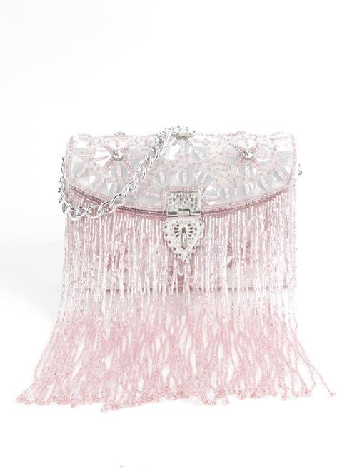 pink metal embellished clutch - 17757398 - Very Small Image - 1