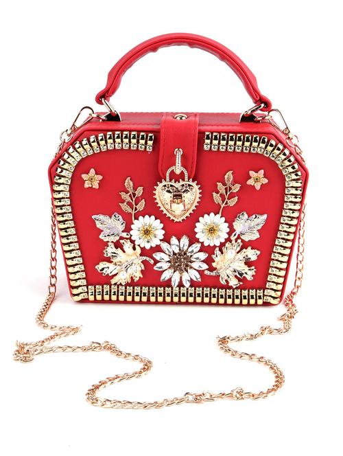 red leather sling bag - 17757449 - Very Small Image - 1