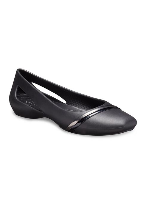 black pu slip on ballerina - 17758427 - Very Small Image - 1