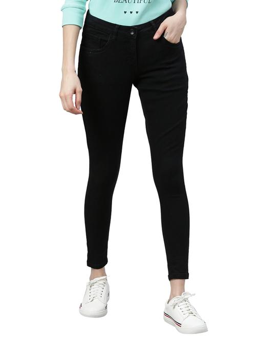 mid rise plain denim jean - 17758795 - Very Small Image - 1