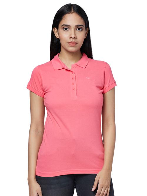 polo neck solid tee - 17759105 - Very Small Image - 1