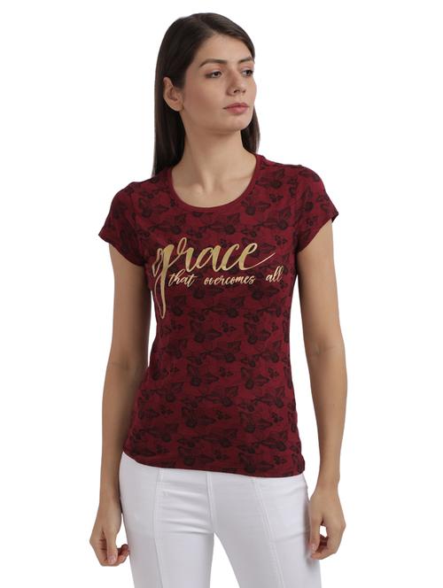 round neck graphic tee - 17759142 - Very Small Image - 1