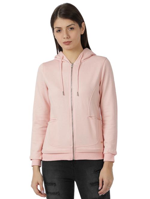 hooded neck solid sweatshirt - 17759425 - Very Small Image - 1