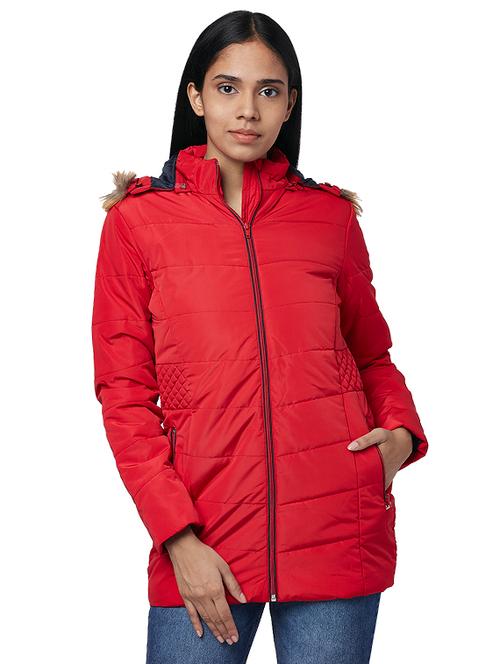 hooded neck puffer jacket - 17759598 - Very Small Image - 1
