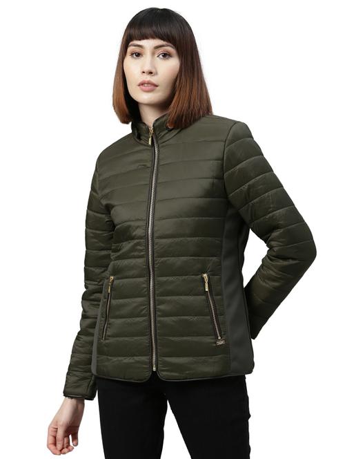mandarin neck quilted jacket - 17759604 - Very Small Image - 1