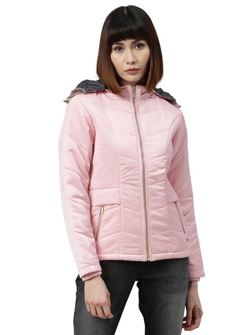 hooded neck quilted jacket - 17759621 - Very Small Image - 1