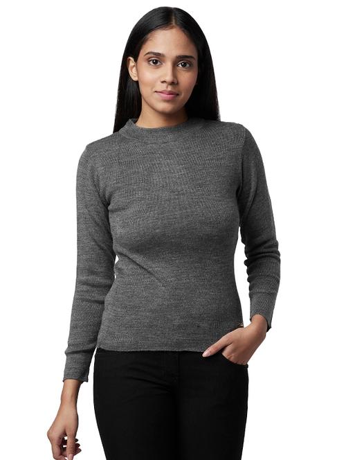 crew neck solid pullover - 17759653 - Very Small Image - 1