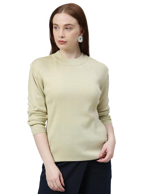 crew neck solid pullover - 17759658 - Very Small Image - 1