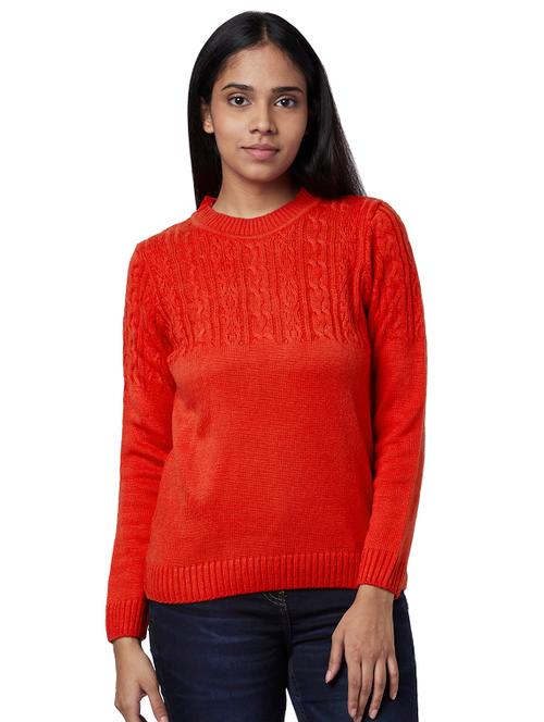 crew neck solid pullover - 17759690 - Very Small Image - 1