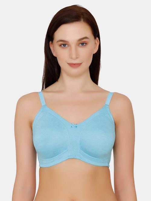 light blue solid regular bra - 17760311 - Very Small Image - 1