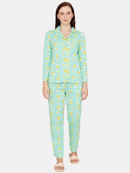 quirky printed pyjama nightwear set - 17761526 - Very Small Image - 1