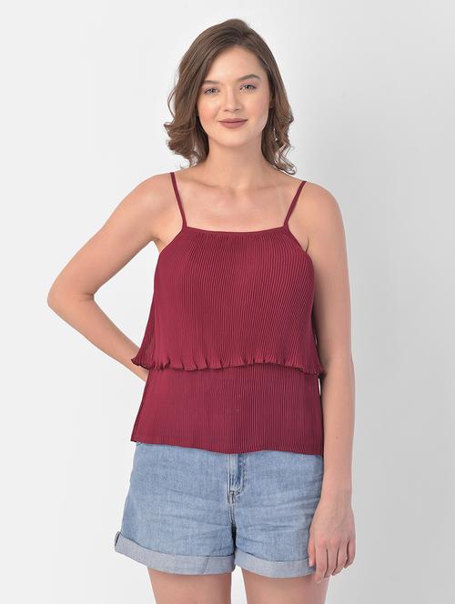 cami neck layered top - 17761728 - Very Small Image - 1