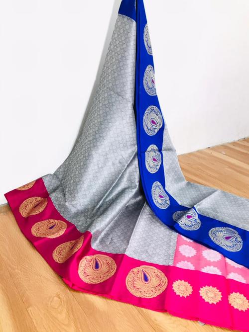 kora muslin sarees pattern: self-design sizes: - 17762003 - Very Small Image - 1