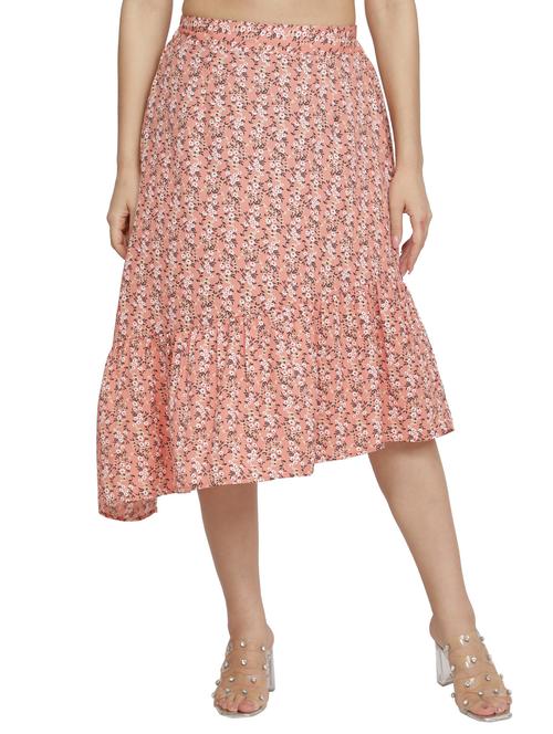 floral a-line skirt - 17762084 - Very Small Image - 1