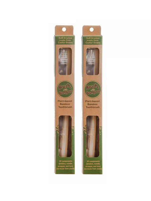 goli soda biodegradable bamboo toothbrush for adults(pack of 2) - 17762187 - Very Small Image - 1