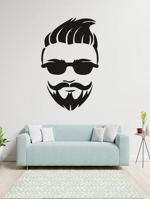 qth beard man wall sticker 50cm x 70cm - 17763597 - Very Small Image - 1