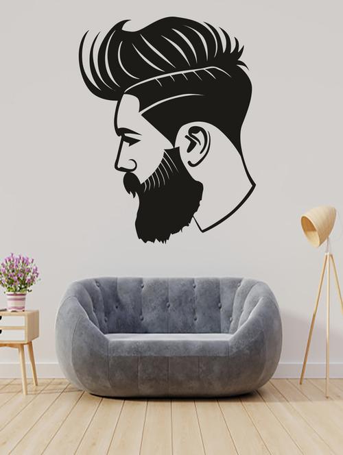 qth beard man wall sticker 50cm x 70cm - 17763598 - Very Small Image - 1