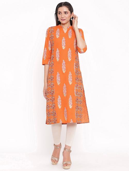 women's straight kurta - 17763777 - Very Small Image - 1