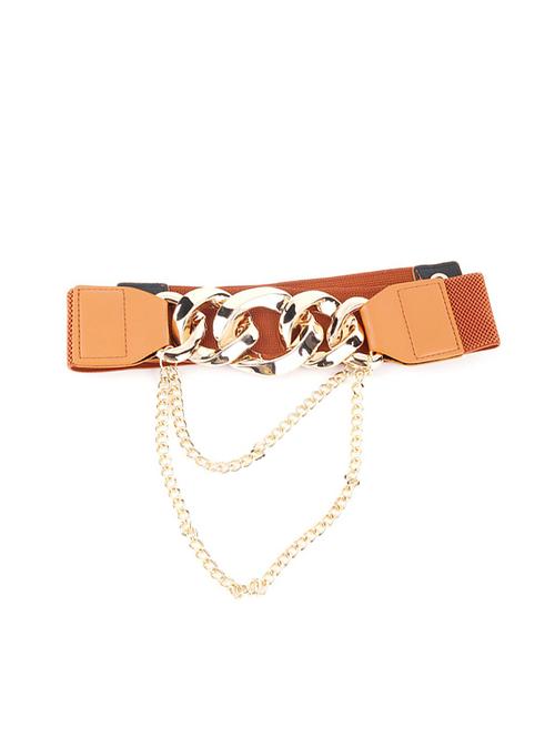 orange embellished belt - 17763987 - Very Small Image - 1