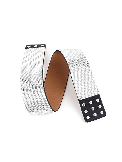 silver embellished belt - 17764000 - Very Small Image - 1