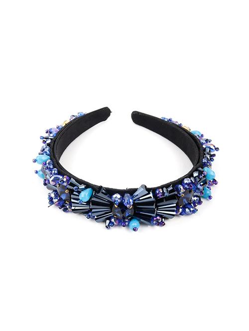 odette midnight blue crystals hair band - 17764083 - Very Small Image - 1