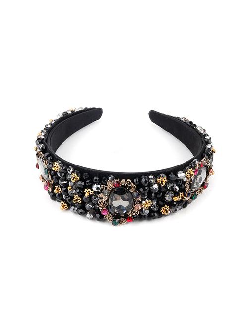 odette tones of black beads hair band - 17764088 - Very Small Image - 1