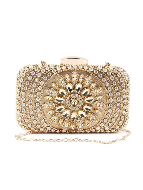 gold silicone regular clutch - 17764233 - Very Small Image - 1