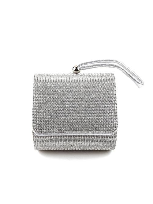 silver metal regular clutch - 17764242 - Very Small Image - 1