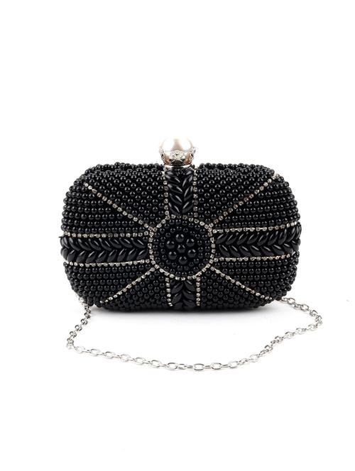 black leather regular clutch - 17764268 - Very Small Image - 1