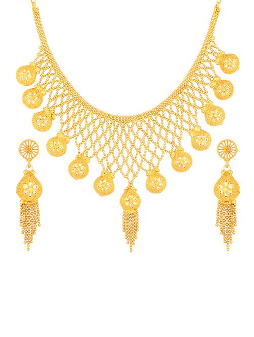 gold plated necklaces and earring - 17765681 - Very Small Image - 1