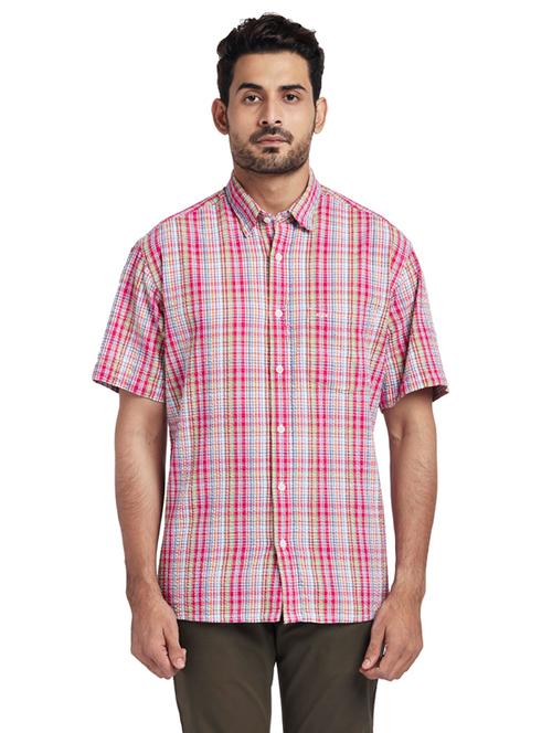 multi colored checkered casual shirt - 17766704 - Very Small Image - 1