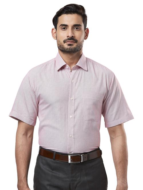 red printed formal shirt - 17766836 - Very Small Image - 1