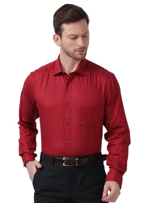red self design formal shirt - 17766937 - Very Small Image - 1