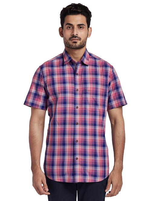 pink checkered casual shirt - 17767200 - Very Small Image - 1