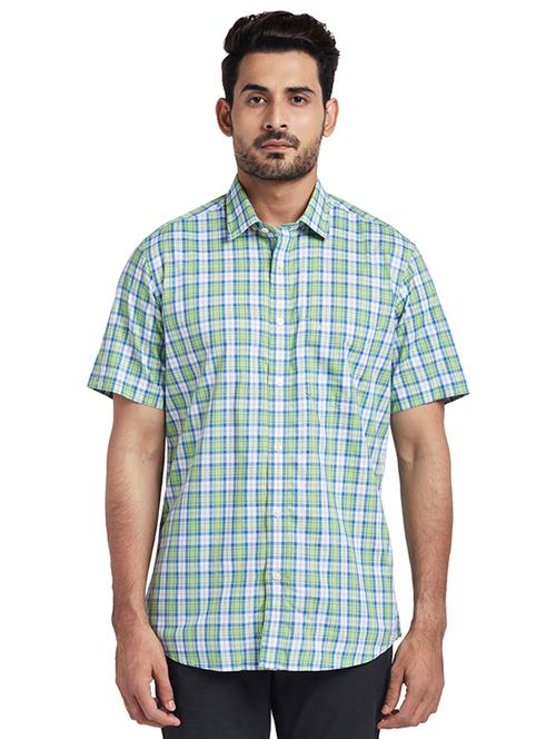 green checkered casual shirt - 17767230 - Very Small Image - 1