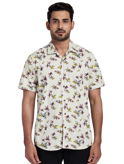 off white printed casual shirt - 17767410 - Very Small Image - 1