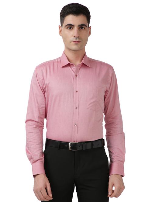pink self design formal shirt - 17767429 - Very Small Image - 1