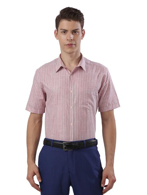 pink striped formal shirt - 17767935 - Very Small Image - 1