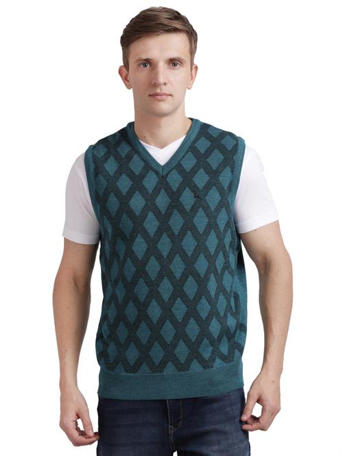 green checkered acrylic pullover - 17768484 - Very Small Image - 1