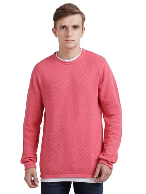pink self design pullover - 17768495 - Very Small Image - 1