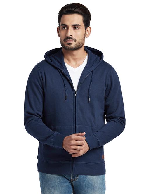 navy blue solid sweatshirt - 17768534 - Very Small Image - 1