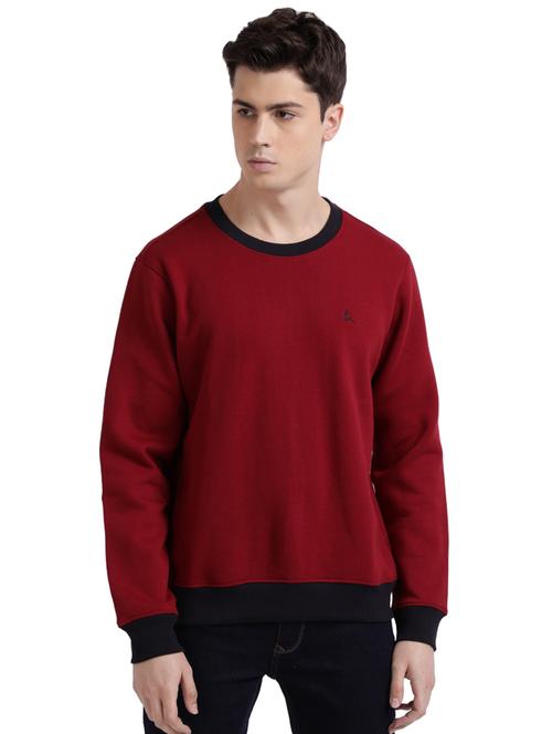 red solid sweatshirt - 17768565 - Very Small Image - 1