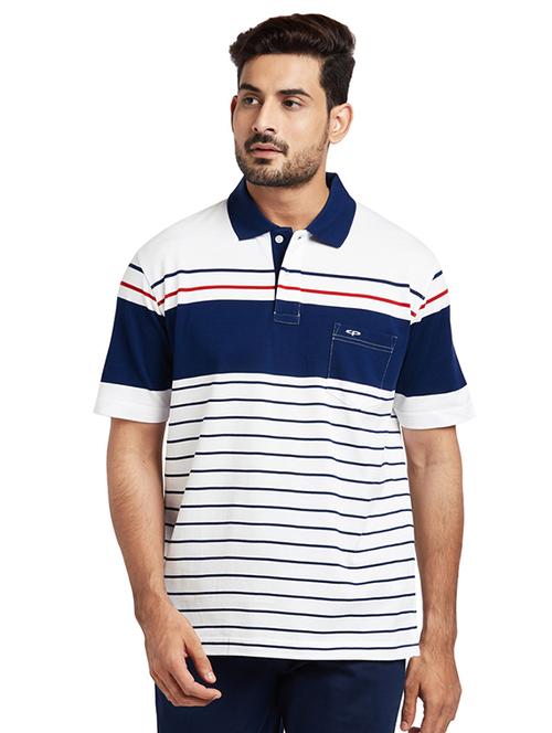 white striped polo t-shirt - 17768625 - Very Small Image - 1