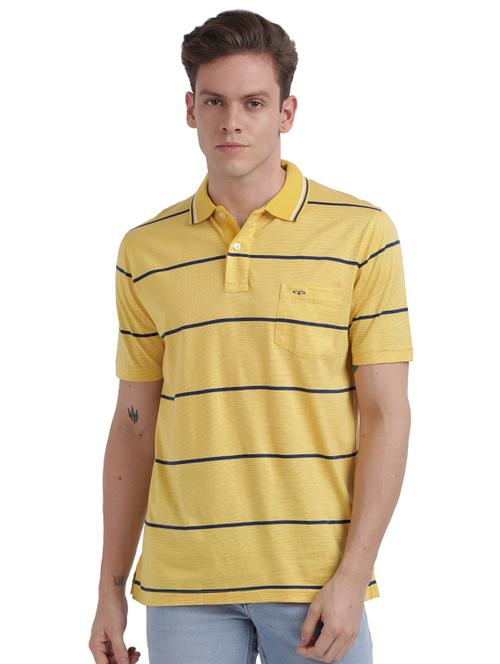 yellow striped polo t-shirt - 17768631 - Very Small Image - 1