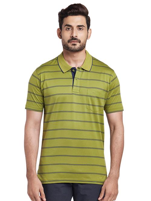 green striped polo t-shirt - 17768693 - Very Small Image - 1