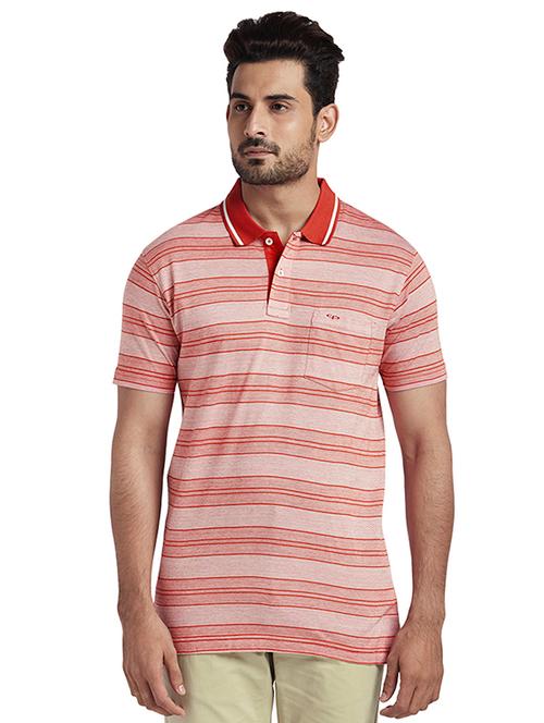 red striped polo t-shirt - 17768697 - Very Small Image - 1