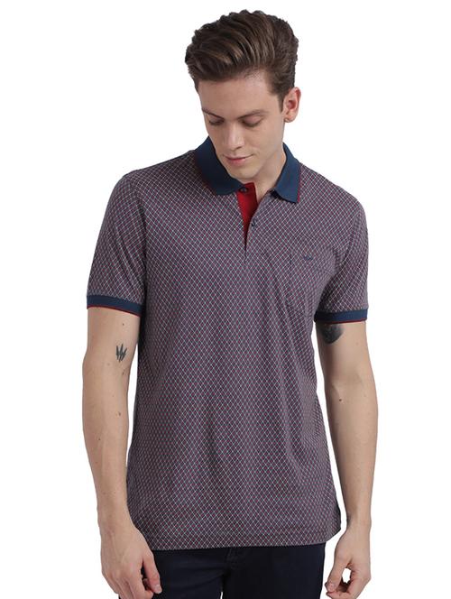 blue checkered polo t-shirt - 17768736 - Very Small Image - 1